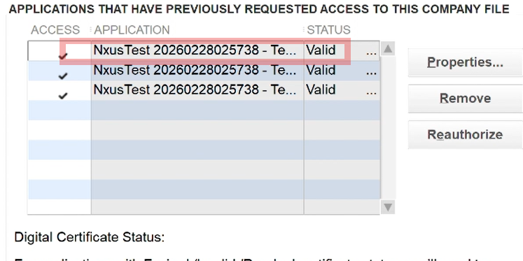 Select the connection